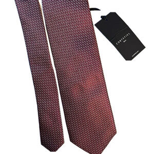 NWT Cortefiel Silk Red Tie 58”